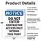 Signmission Do Not Enter Contractor Access OSHA Notice Sign, Aluminum, 12in W x 18in L, 2PK OS-2PACK-NS-A-1218-V-11177 - alternate 3